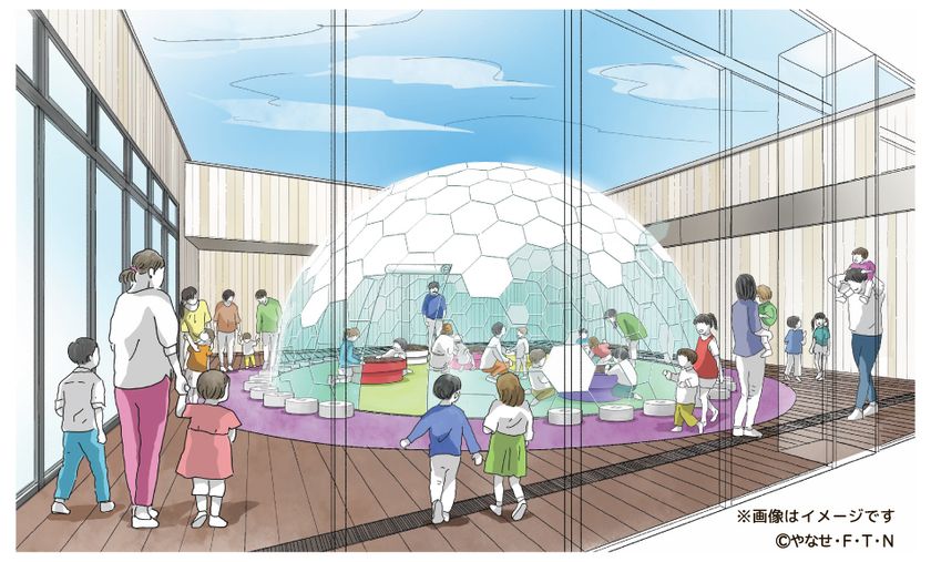 【仙台アンパンマンこどもミュージアム】
全天候型「すなあそびドーム」が9/17オープン！
小さなお子様も楽しめるエリアがますます充実！