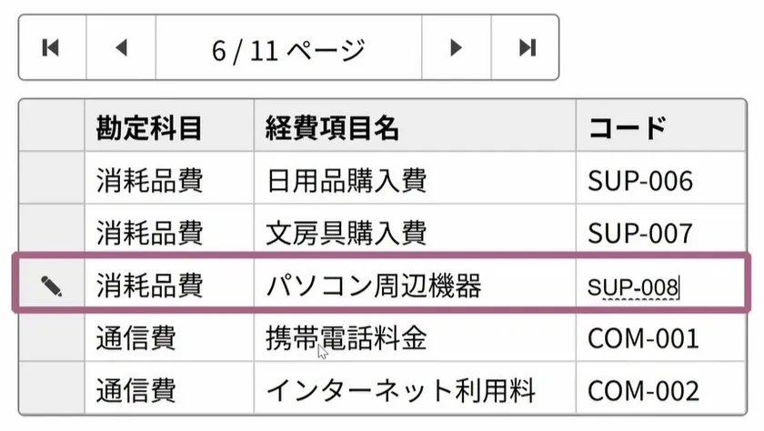 新規データを任意の位置に追加