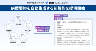 病歴要約に求められる構成を踏まえた情報整理