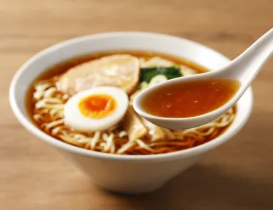 「マルちゃん正麺」スープのイメージ