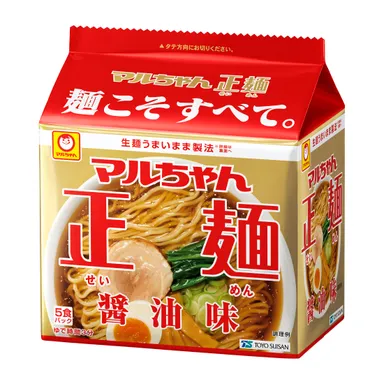 マルちゃん正麺 醤油味 5食パック