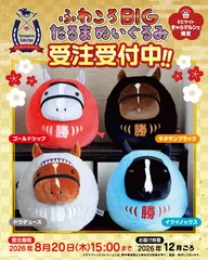 ふわころBIGだるまぬいぐるみ(全4種)