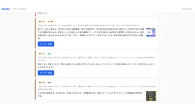 広告の入れ替え・追加・継続をMeteoが判断