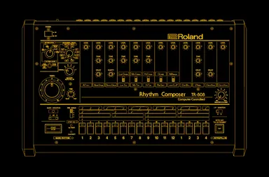 「TR-808」デザイン・ステッカー