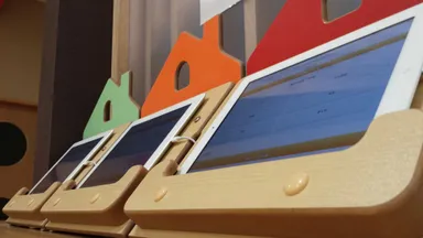 タッチパネル式登降園管理システム2