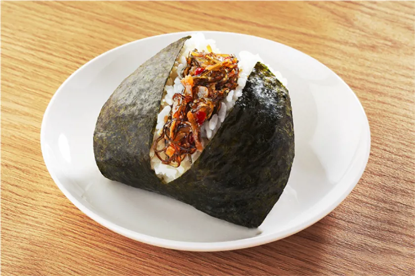 【まちかど厨房】大きなおにぎり松前漬