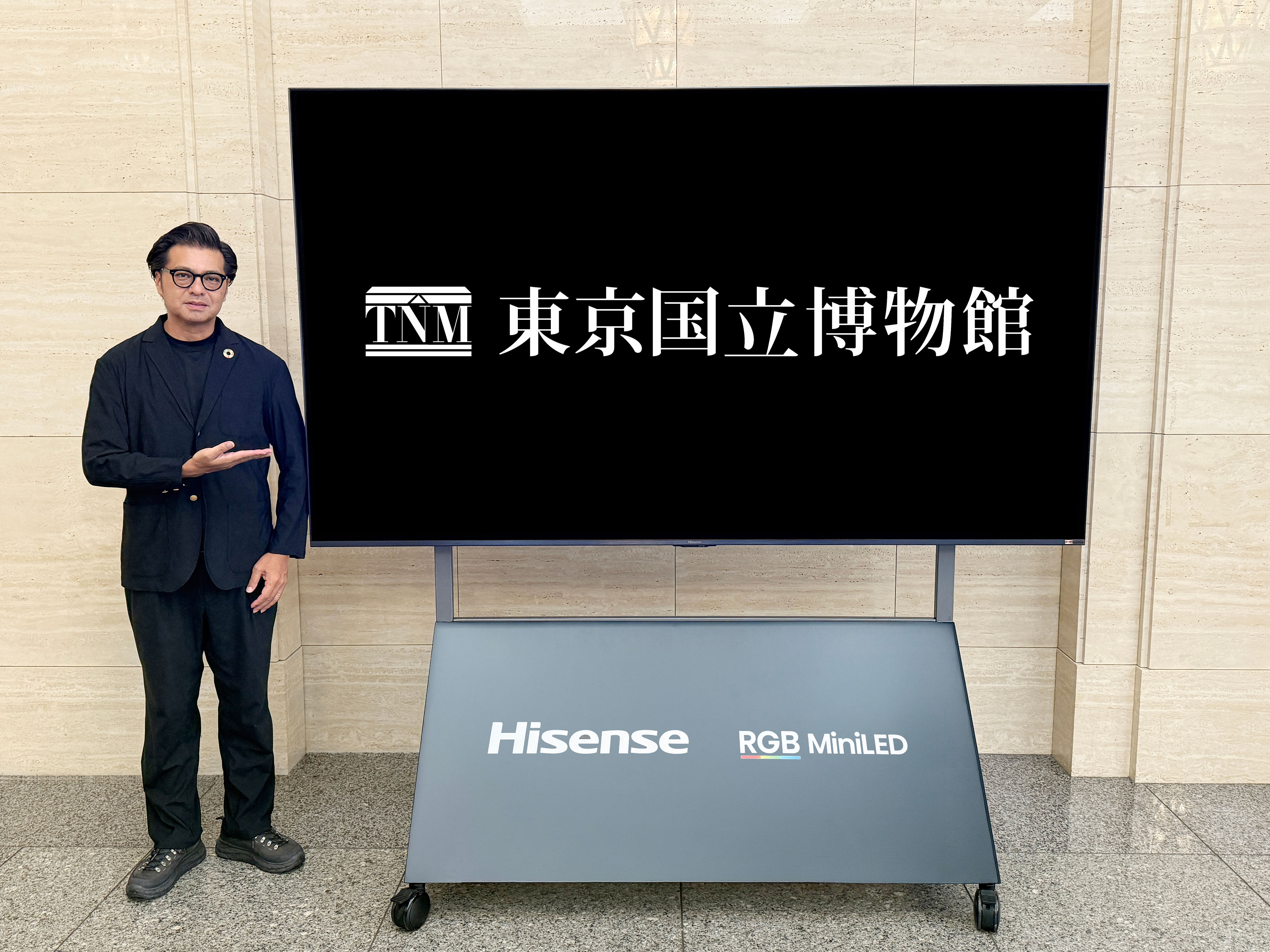 ハイセンスのフラッグシップテレビ「100UXS」が 東京国立博物館に採用