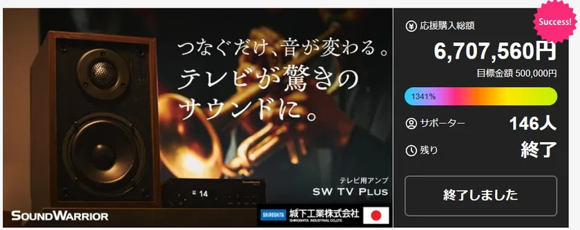 SWD-TV1_Makuake