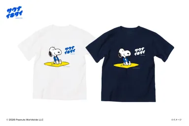 PEANUTSとサウナイキタイコラボグッズ「Tシャツ」