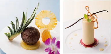 （左）COCO-ココ- （右）Peche Melba-ピーチ メルバ-