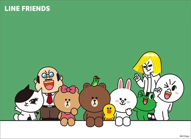 LINE FRIENDS ART展　KV