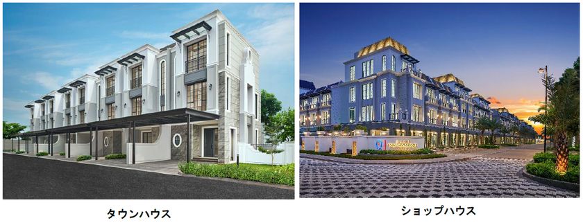 インドネシアの東ジャカルタ市において
戸建住宅分譲事業 『Bukit Podomoro
（ブキット ポドモロ）』に参画します
タウンハウスとショップハウスを合わせた
総戸数432戸のプロジェクト