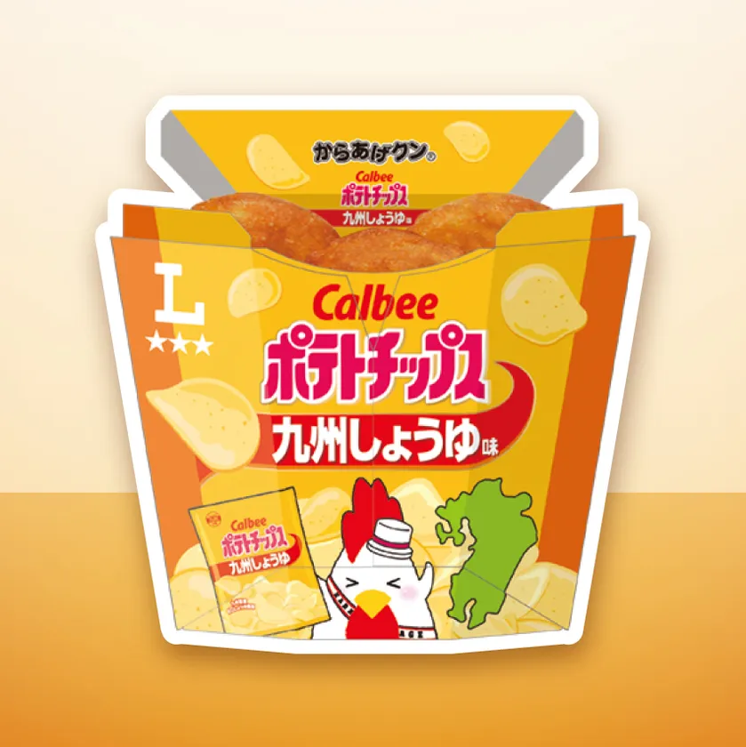 からあげクン カルビーポテトチップス九州しょうゆ味