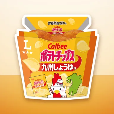 からあげクン　カルビーポテトチップス九州しょうゆ味