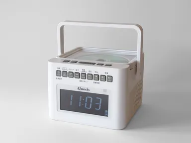 充電式CDクロックラジオ「CD-CLR4J」