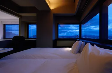 客室：コーナーツインルーム 一例