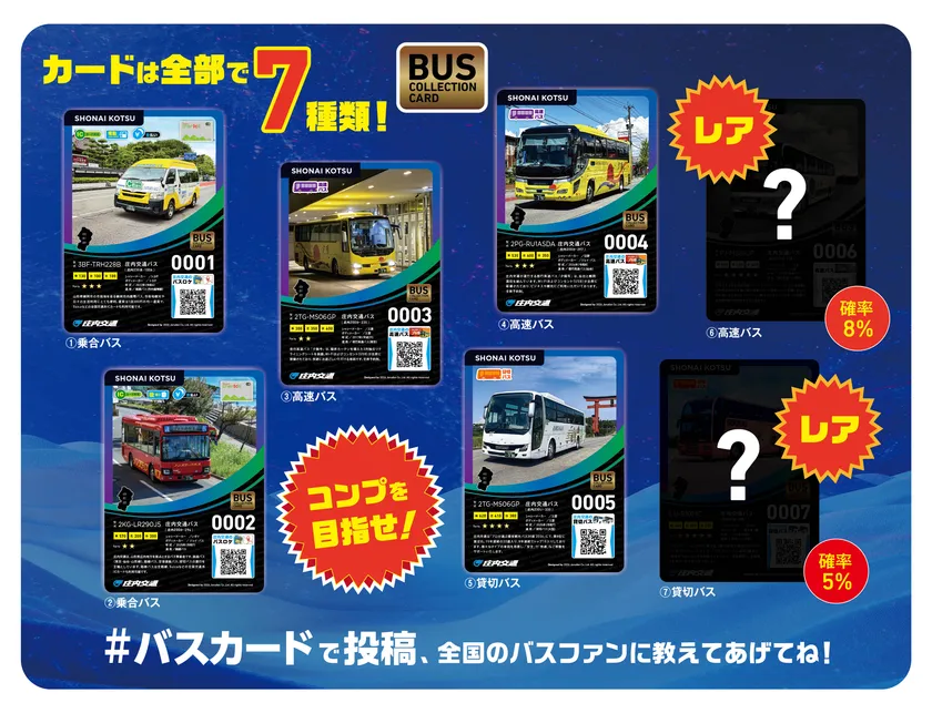 庄内交通「バスコレクションカード」一覧