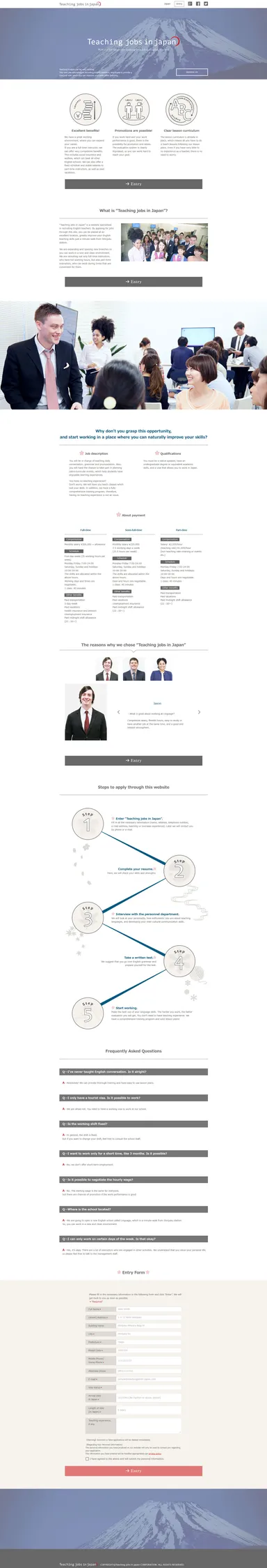 Want a job as an English teacher Go to 【Teaching jobs in Japan】