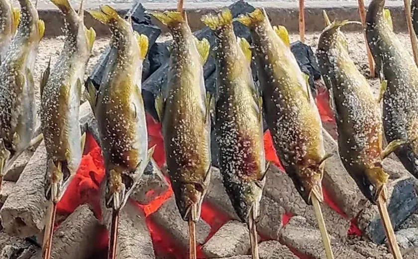 鮎の塩焼き