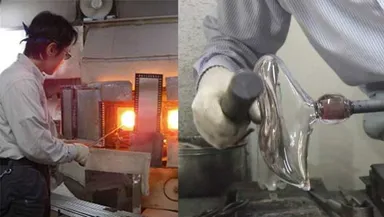 本当に履けるガラスの靴制作中