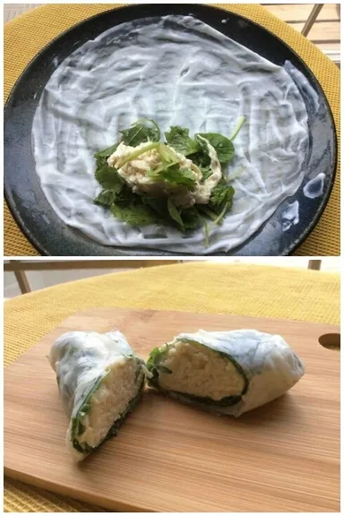 ヨーグルト de 簡単生春巻き