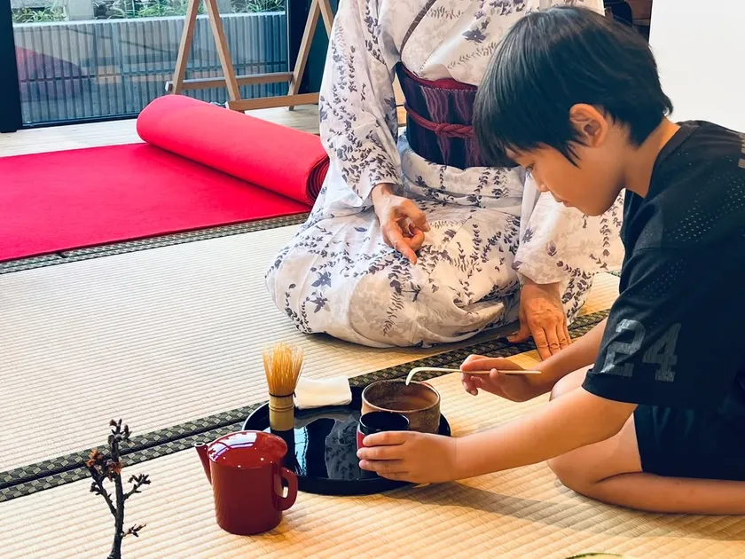 茶道の様子