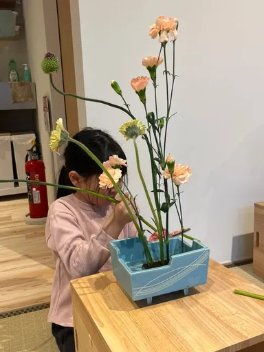 華道の様子