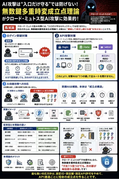 成立点と多重時変のイメージ