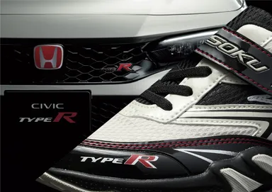 瞬足×Honda 「CIVIC TYPE R」コラボレーションシューズ_ディテール(1)