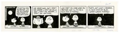 「ピーナッツ」原画 1969年7月21日 (c) Peanuts Worldwide LLC