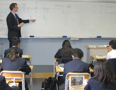 英語イマージョン教育の様子