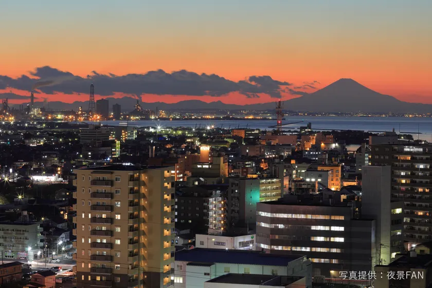 きみさらずタワーからの夜景「写真提供：夜景FAN」