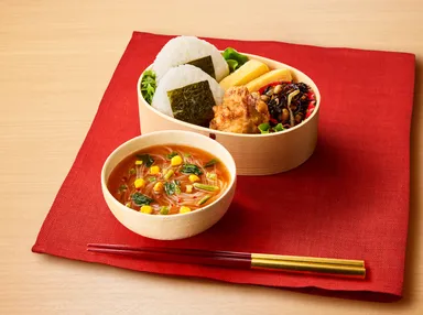 食事例(麻辣湯風スープはるさめ)