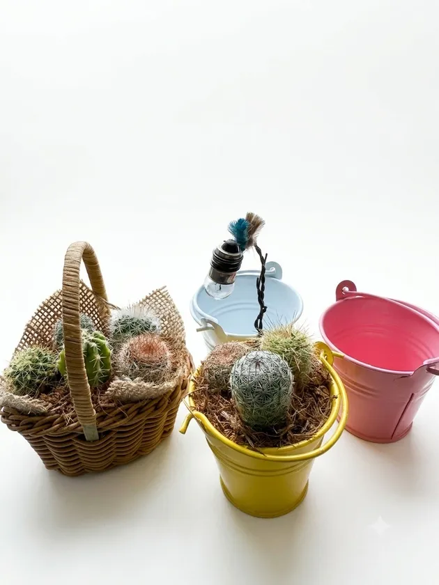 サボテン寄植えワークショップ