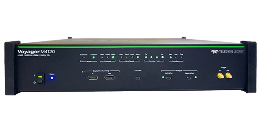 テレダイン・レクロイ、
USB4(R) 120Gb/s非対称リンクの解析に対応する
Voyager M4120を発表