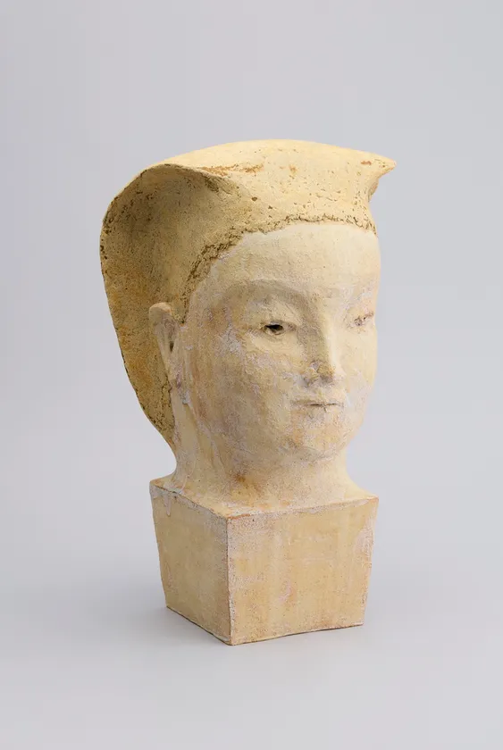 天野 靖史《橋に向かうために》2026年、H53cm、作家蔵