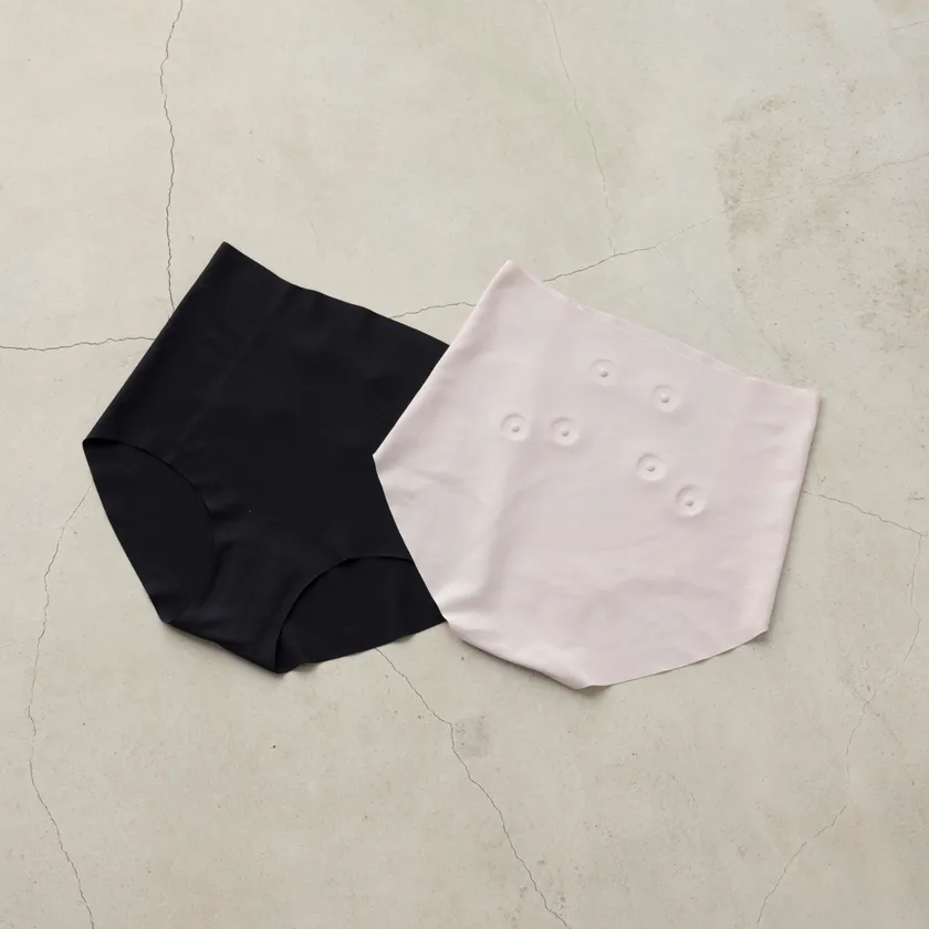 腰こりらっくす SEAMLESS ペアショーツ(1)
