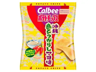 ポテトチップス　沖縄島とうがらしマヨ味
