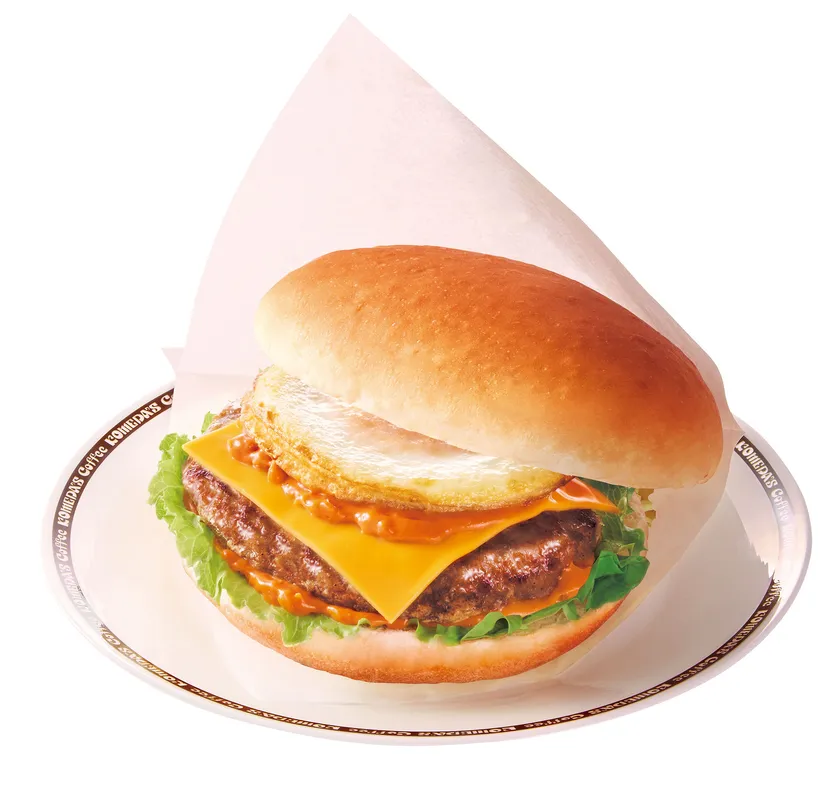 【コメダ珈琲店】お月見フルムーンバーガー