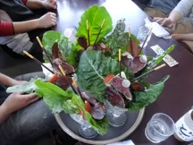 かつおのたたきパフェ