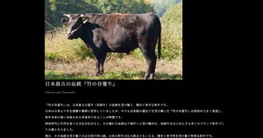 竹の谷蔓牛