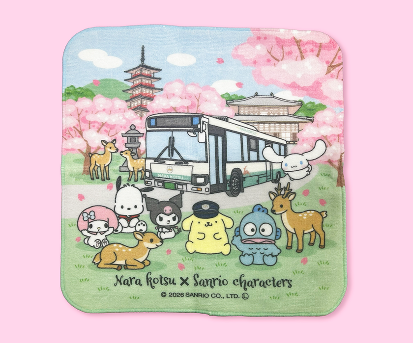 奈良交通×サンリオキャラクターズ
コラボハンカチを発売！