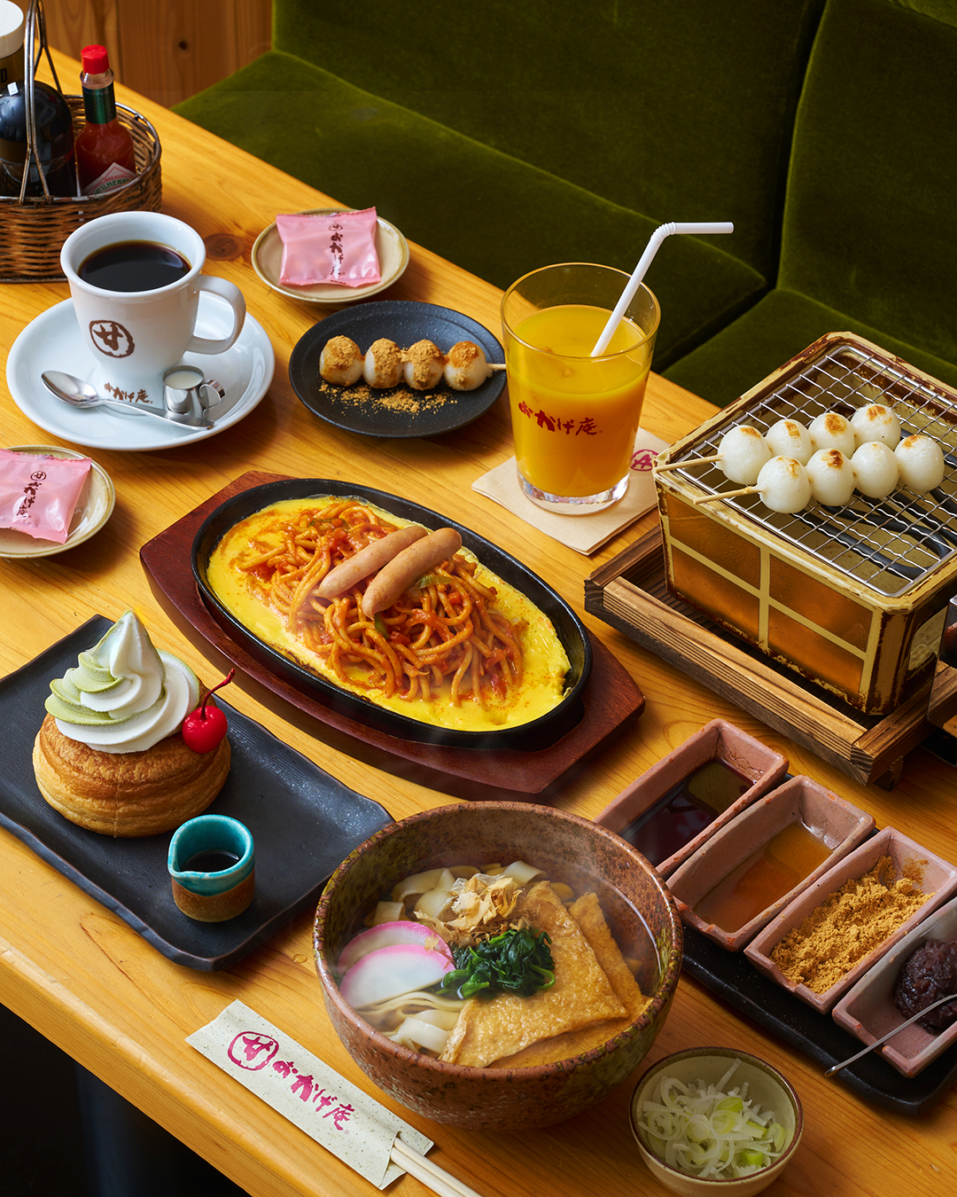 桜を抱えた「リラックマ」が春らしい和スイーツに！ 食べマス初の