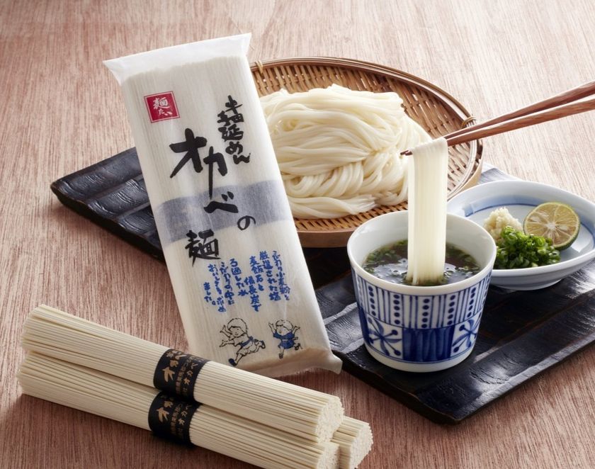 半田そうめんのオカベ、「オカベの麺」が
「JALミニマイル特典」に新登場！