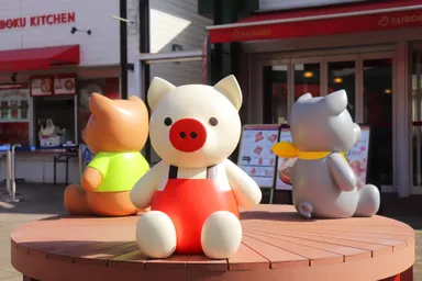 園内で楽しめるキャラクタースポット