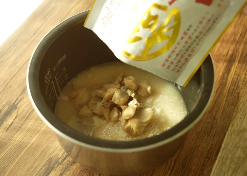 炊飯器で炊くだけで天然真鯛の旨味