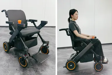 シート下の収納スペースと乗車イメージ