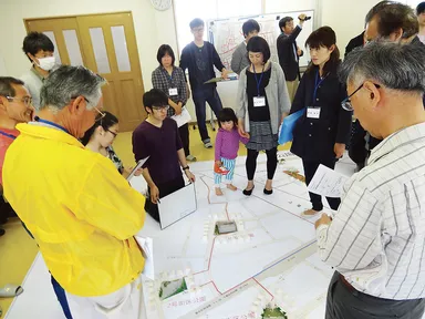 住民らとのワークショップ