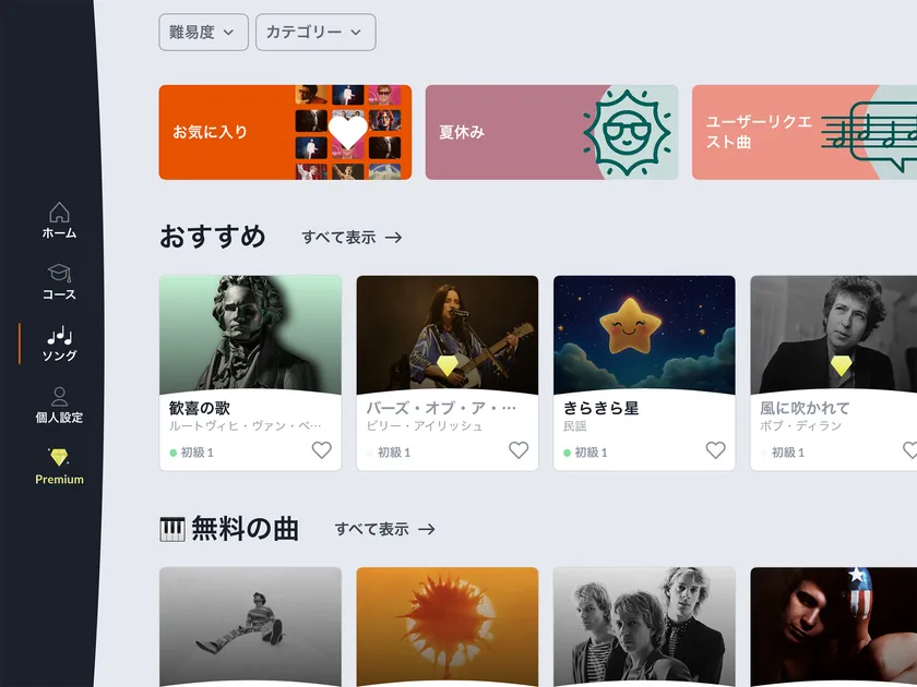 アプリ『Piano Sphere』の画面イメージ