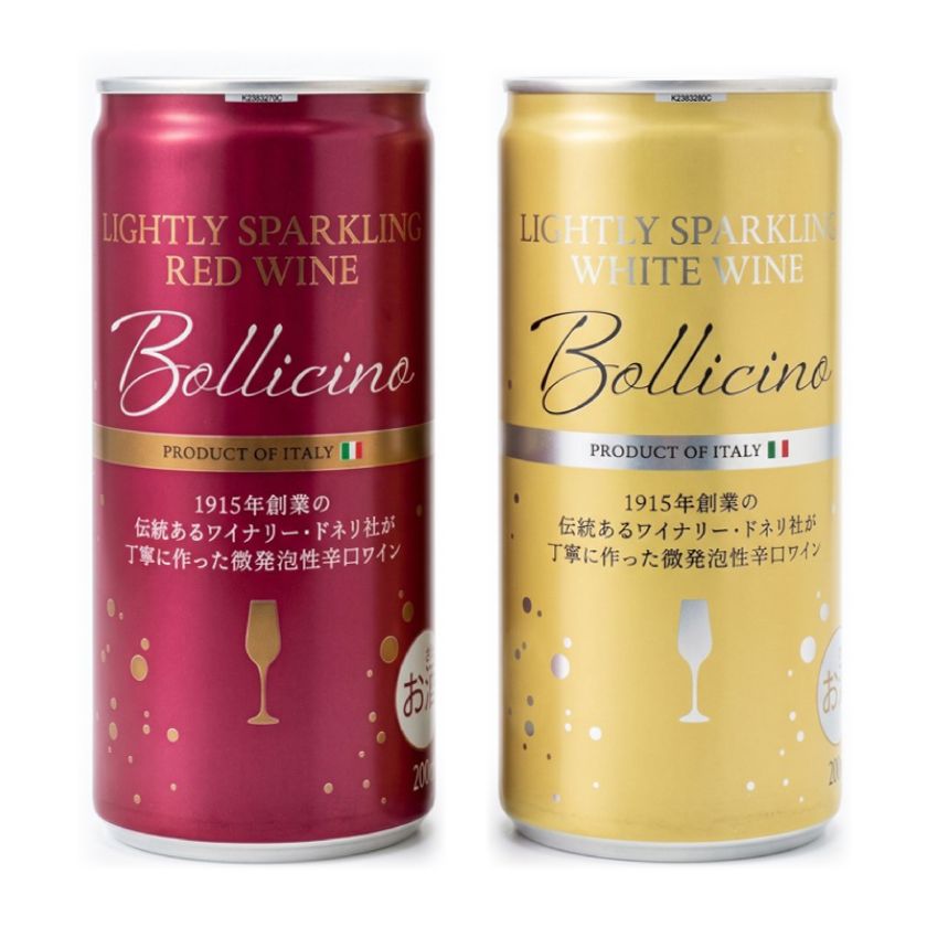 本格イタリア缶ワイン「ボッリチーノ」デザインリニューアル　
酒税改正を見据え新たな選択肢を提案